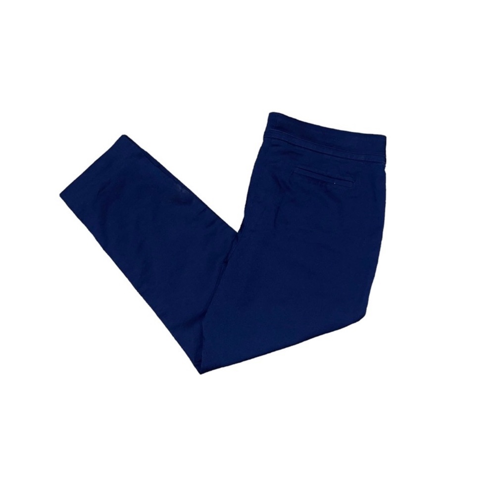 Peter Nygard Ankle Cropped Pant Dark Blue Size 14